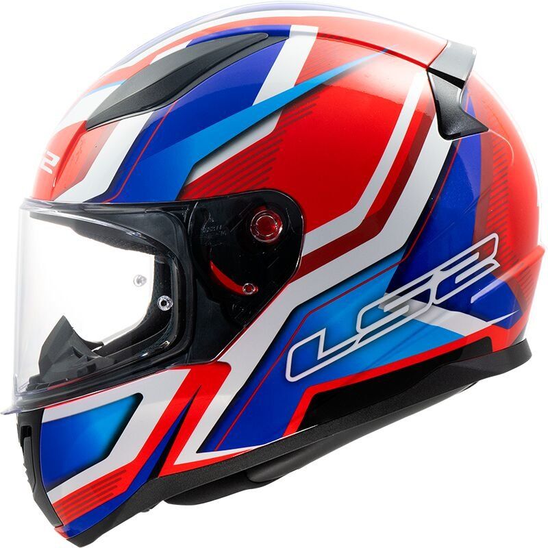 Casco Integral LS2 FF353 Rapid II FLITZ Blanco/Azul/Rojo