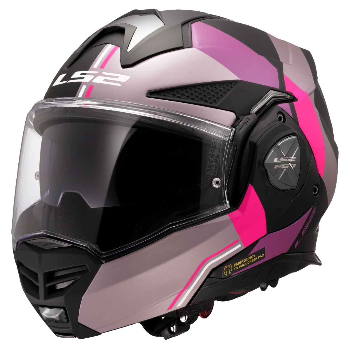 Casco Modular LS2 FF901 Advant X ULTRA Gris/Violeta mate