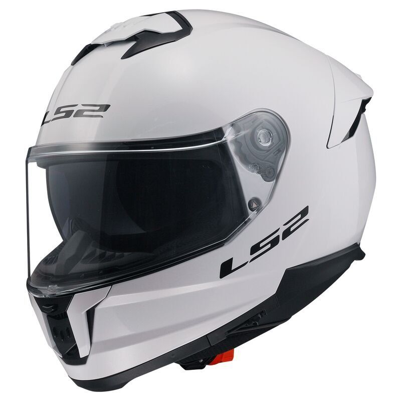 Casco integral LS2 FF808 Stream II Solid Blanco brillo