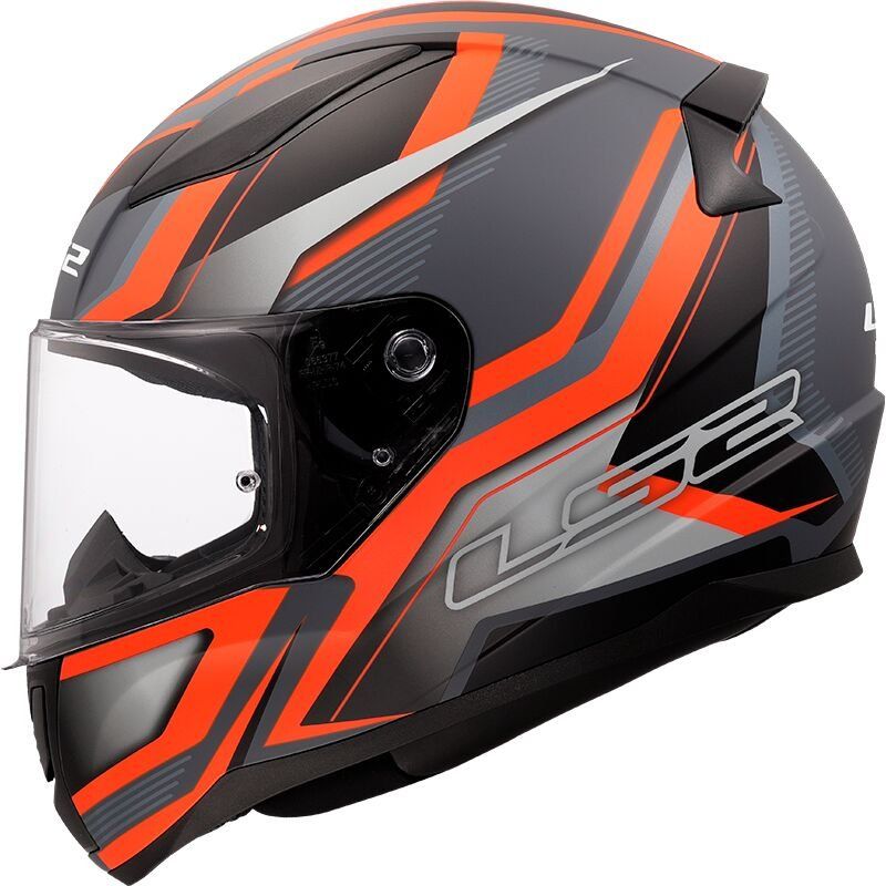 Casco Integral LS2 FF353 Rapid II FLITZ Gris/Naranja mate Casco Integral LS2 FF353 Rapid II FLITZ Gris/Naranja mate
