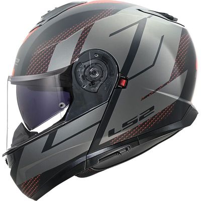 Casco Modular LS2 FF908 Strobe II CODE Negro/Gris mate