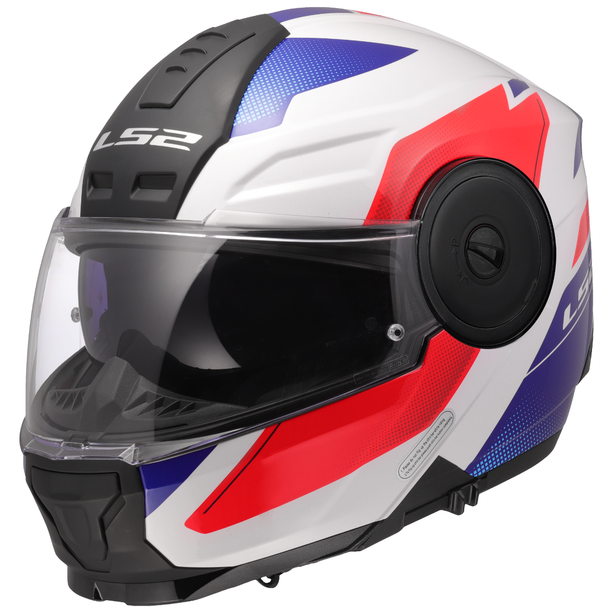 Casco Modular LS2 FF902 SCOPE II DURIA Blanco/Azul/Rojo