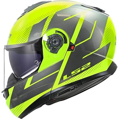 Casco Modular LS2 FF908 Strobe II CODE Amarillo/Gris