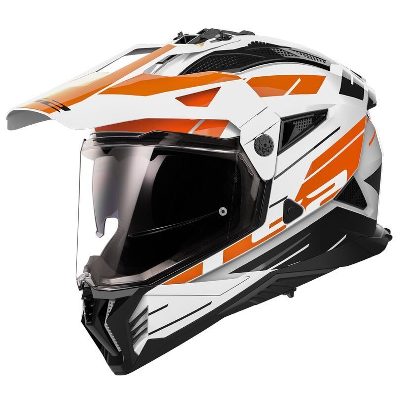 Casco Adventure LS2 MX702 PIONEER II Namib Blanco Naranja Casco Adventure LS2 MX702 PIONEER II Namib Blanco Naranja