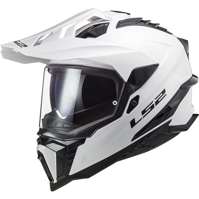 Casco Adventure LS2 MX701 Explorer Solid Blanco