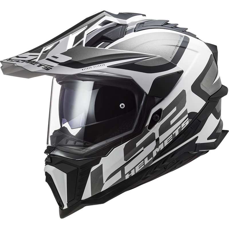 Casco Adventure LS2 MX701 Explorer Alter Negro/Blanco Mate