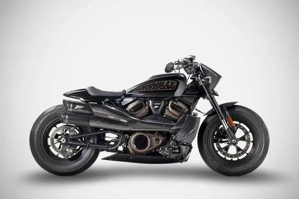 Sistema de escape ZARD TOP GUN FULL EXHAUST SYSTEM 2:2 SLIP-ON KIT H-D SPORTSTER S