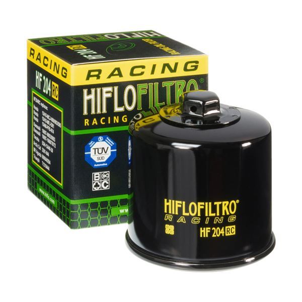 Filtro de aceite Hiflofiltro HF204RC para Honda / Kawasaki / Yamaha / Fantic / Triumph / Voge