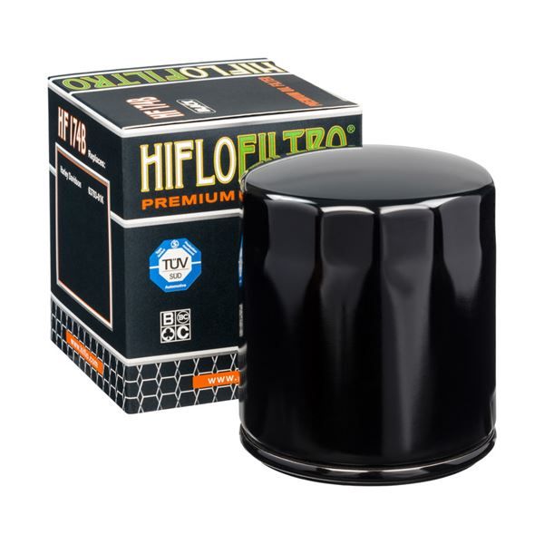 Filtro de aceite Hiflofiltro HF174B para Harley Davidson