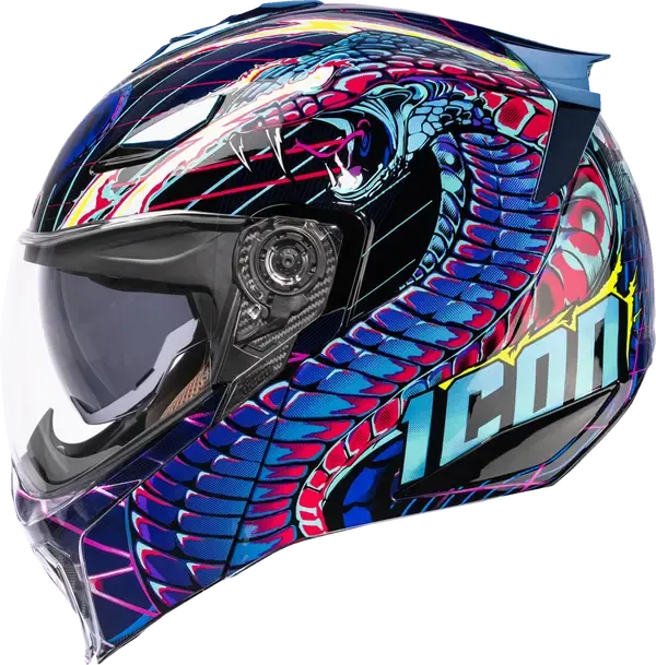 Icon Threshold™ Synthwave Lazer Cobra Casco Modular