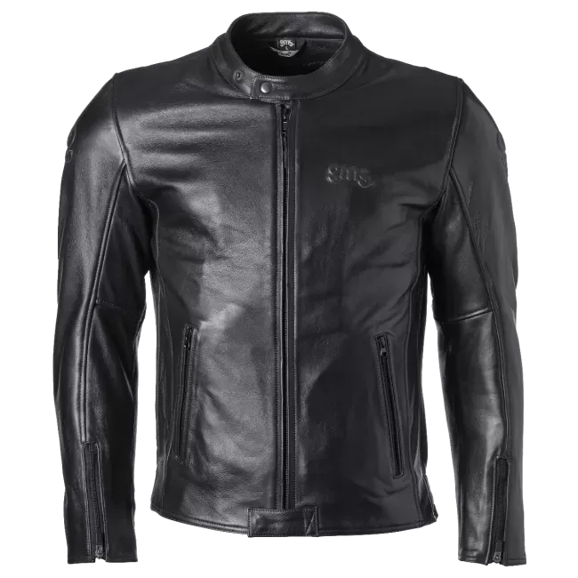 Chaqueta en piel Gms THE ROLAND STONES BLACK (Tallas Grandes) Chaqueta en piel Gms THE ROLAND STONES BLACK (Tallas Grandes)