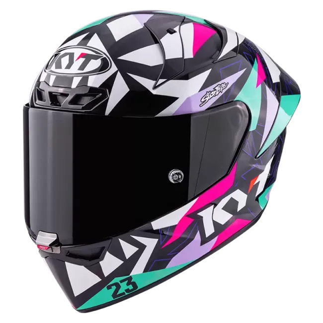 Casco KYT KX-1 RACE GP REPLICA BASTIANINI 2025 Casco KYT KX-1 RACE GP REPLICA BASTIANINI 2025
