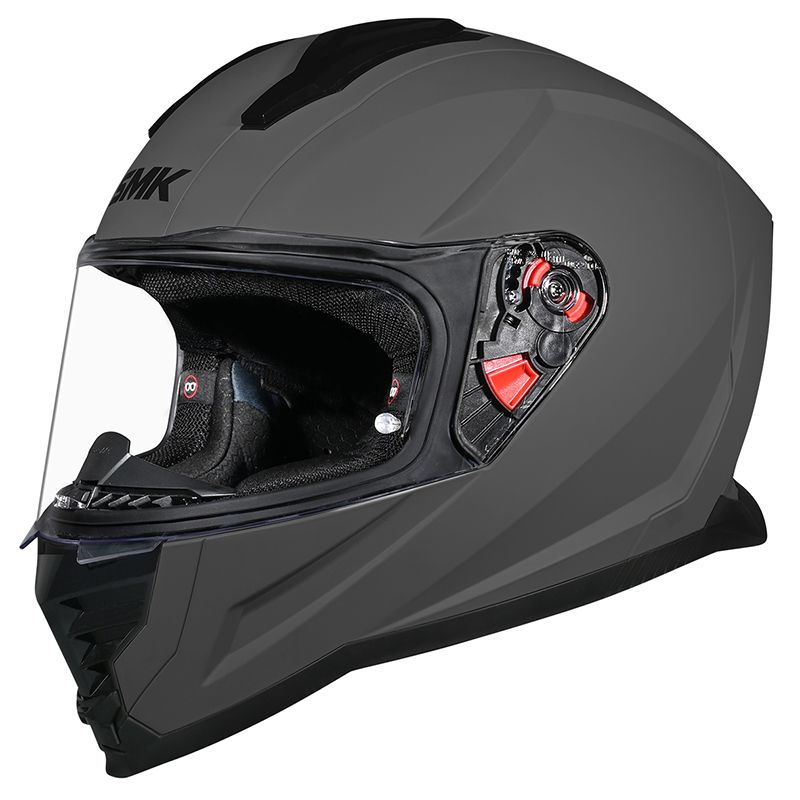Casco Smk Nova Track Gris Cemento Casco Smk Nova Track Gris Cemento