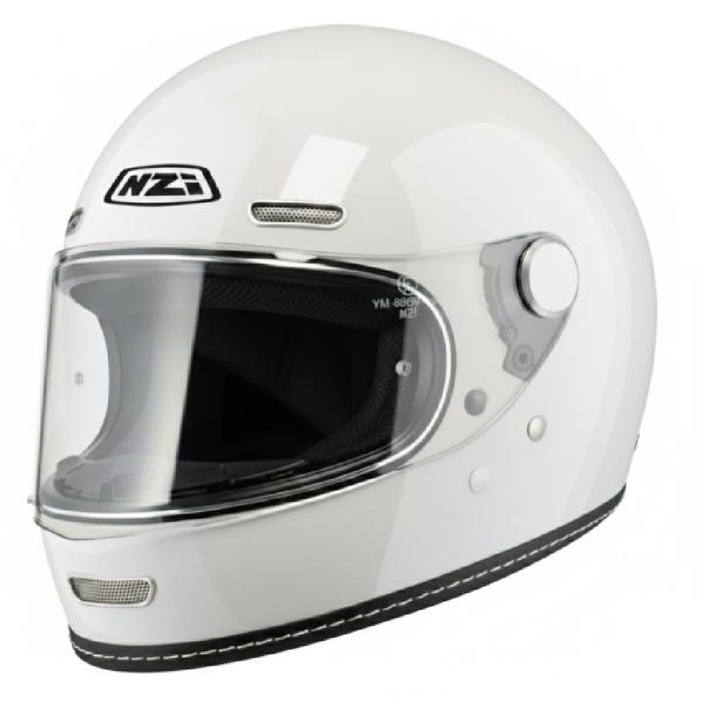 Casco Nzi Revival Blanco Brillo