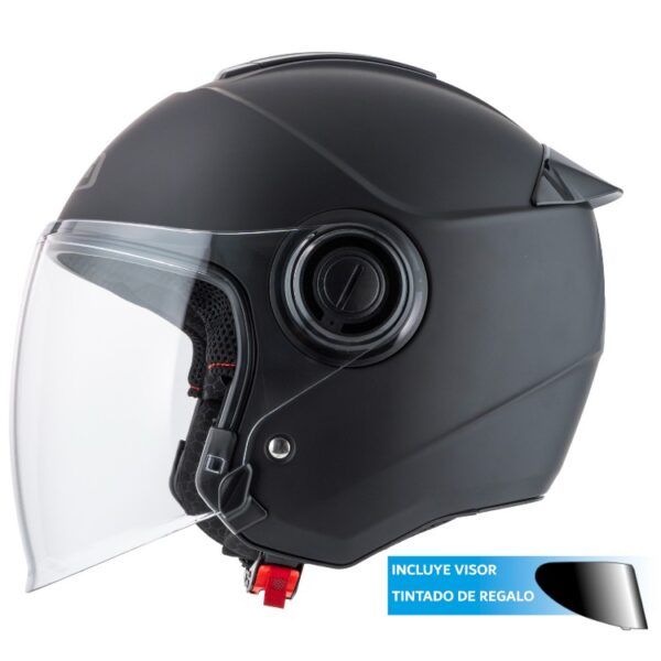 Casco Nzi Civic Stream + Pantalla Ahumada Casco Nzi Civic Stream + Pantalla Ahumada