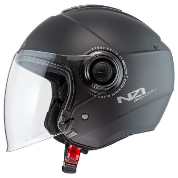 Casco Nzi Civic Negro Mate Casco Nzi Civic Negro Mate