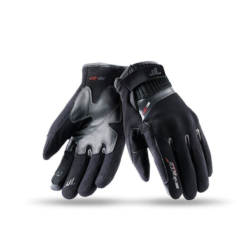 Guantes invierno Seventy SD-C17 Urban negro-gris
