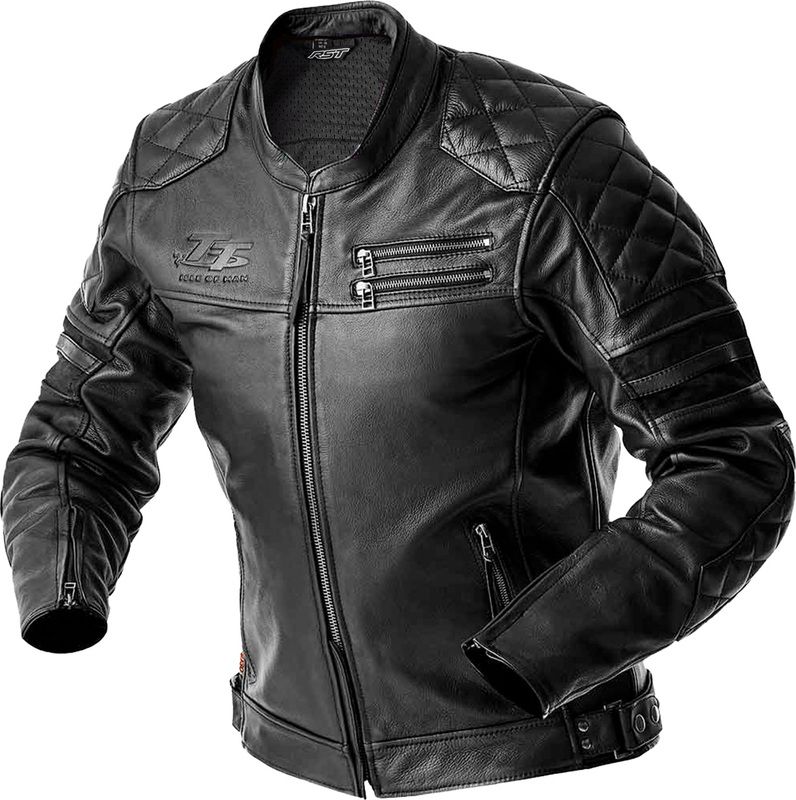 Chaqueta de cuero RST Hillberry D3O - Negra Chaqueta de cuero RST Hillberry D3O - Negra