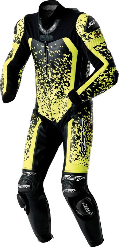 Mono RST Pro Series D3O Airbag Leather Suit - Black/Flo Yellow Certificación CE: AAA Mono RST Pro Series D3O Airbag Leather Suit - Black/Flo Yellow Certificación CE: AAA