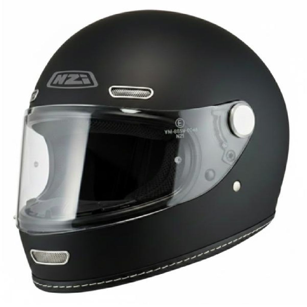 Casco Nzi Revival Negro Mate