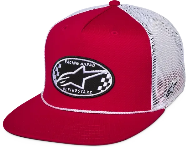 Gorra ALPINESTARS HAT FLT BILL TRUCK CONTENDER RED/WHITE OS