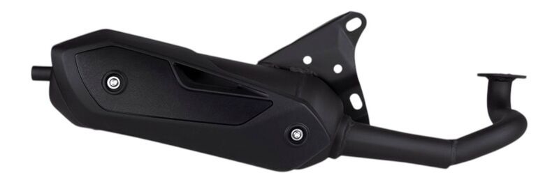 Escape completo TECNIGAS Silent Pro Black Shield para Yamaha Jog / Neo`s / Axis / Aerox