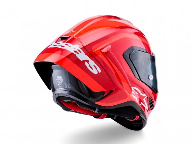 CASCO ALPINESTARS SUPERTECH R10 ARIUS ECE06/DOT ROJO