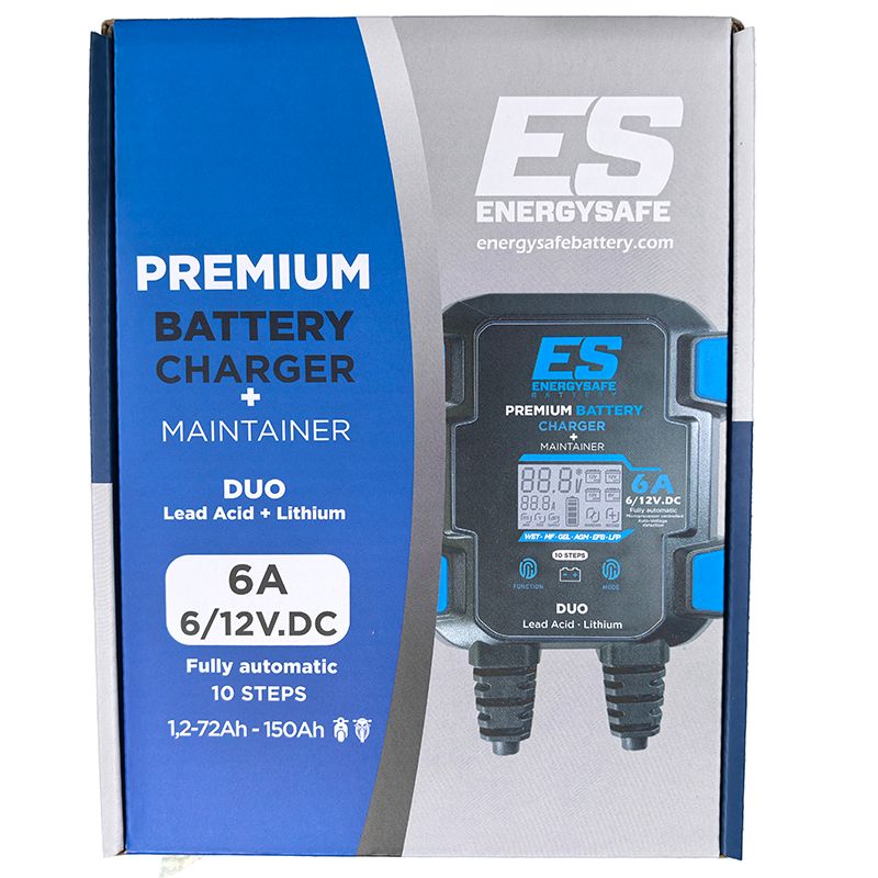 CARGADOR ENERGYSAFE DUO PRO 6A