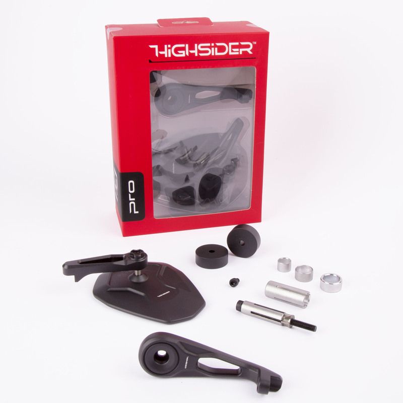 Retrovisor para extremos de manillar HIGHSIDER pro Ventura-RS Force-Evo Homologado