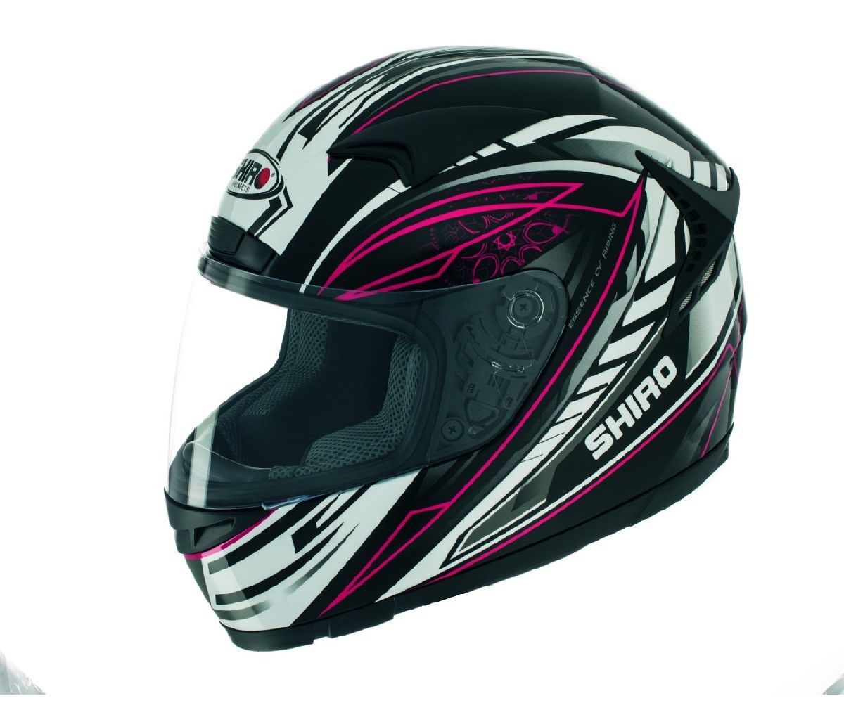 Casco integral Shiro SH-335 ABS Motion III color rosa
