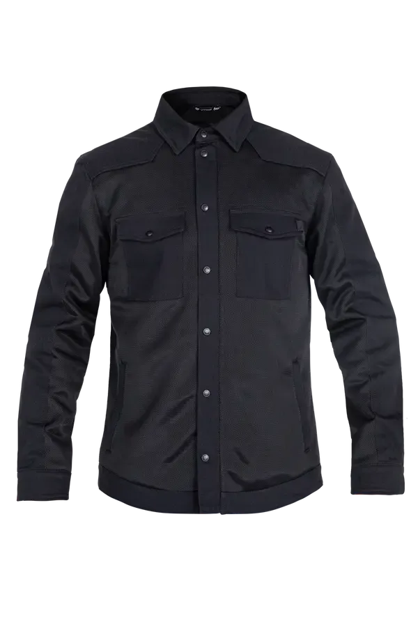 JOHN DOE MOTOSHIRT AERO MESH BLACK