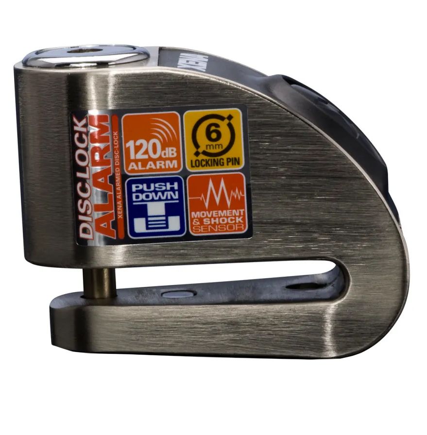 CANDADO ANTIRROBO DISCO XENA CON ALARMA