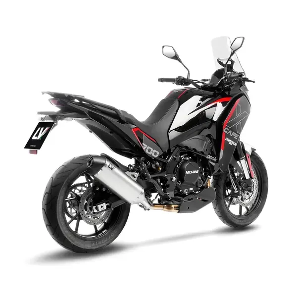 Escape Silenciador Slip-On LV-14 LEOVINCE MUFFLER LV-14 MOTO MORINI X-CAPE 700 S/S Escape Silenciador Slip-On LV-14 LEOVINCE MUFFLER LV-14 MOTO MORINI X-CAPE 700 S/S