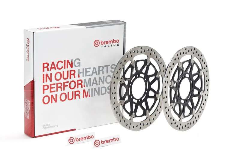 Juego de discos de freno BREMBO UPGRADE T-Drive redondo flotante - pareja para BMW M 1000