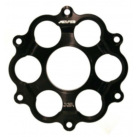 Portacoronas Negro 6 agujeros Sunstar para Ducati
