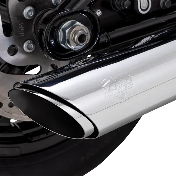 Escape Silenciador Twin Slash Slip-On Vance & Hines MUFFLER SLIP ON - SOFTAIL - CHROME