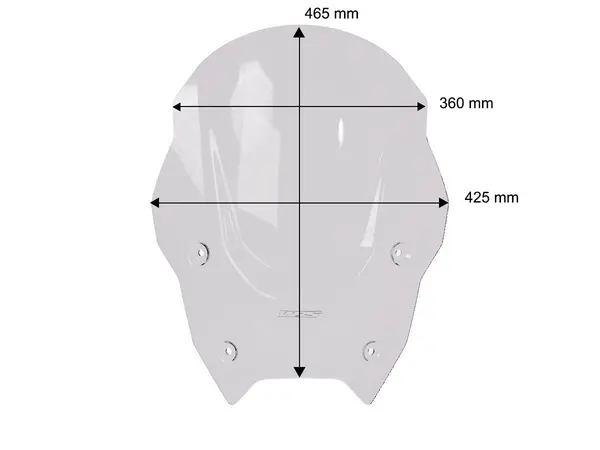 Cúpula Touring BMW R1300RS Transparente