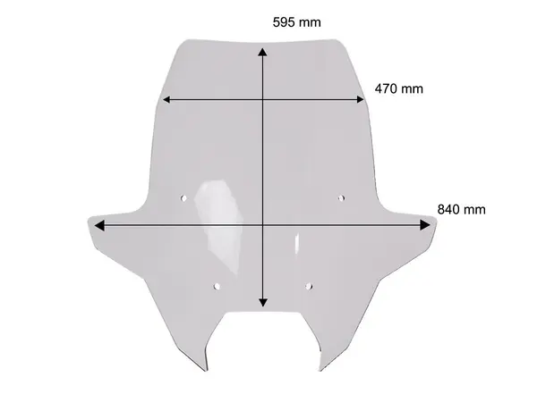 Cúpula Touring BMW R1300RT WRS WINDSCREEN TOURING BMW R1300RT CLEAR