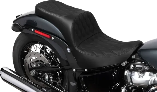 Asiento Freedom Touring HD Softail DRAG SPECIALTIES SEAT FREEDOM 2-UP DOUBLE DIAMOND