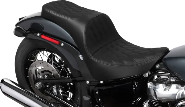 Asiento Freedom Touring HD Softail DRAG SPECIALTIES SEAT FREEDOM 2-UP DOUBLE DIAMOND SOLAR LEATHER