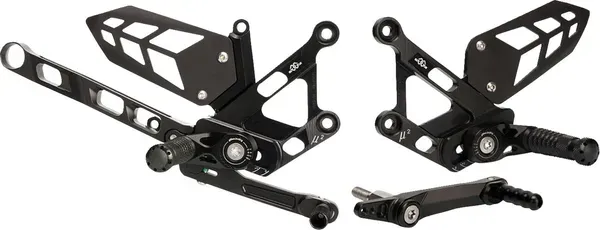 Estriberas GILLES TOOLING REARSET MUE2 YAMAHA MT-10 BLACK Estriberas GILLES TOOLING REARSET MUE2 YAMAHA MT-10 BLACK