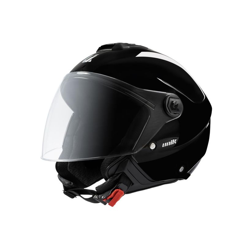 Casco jet UNIK VERTEX Negro Brillo Casco jet UNIK VERTEX Negro Brillo
