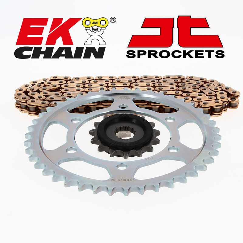 Kit de cadena EK/JT 520 MVXZ2 - 17/41-102 - Corona acero estándar para TRIUMPH SCRAMBLER 900 [900] / SPEED TWIN 900 [900]
