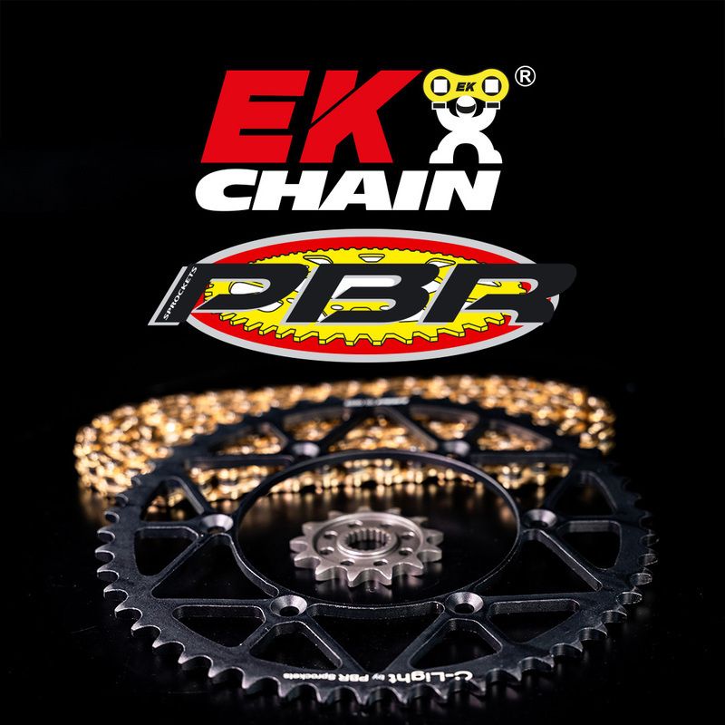 Kit de cadena EK/PBR 520 MVXZ2 - 16/43-114 - Corona acero standard para HONDA NC 750 X ABS (RC90) [750]