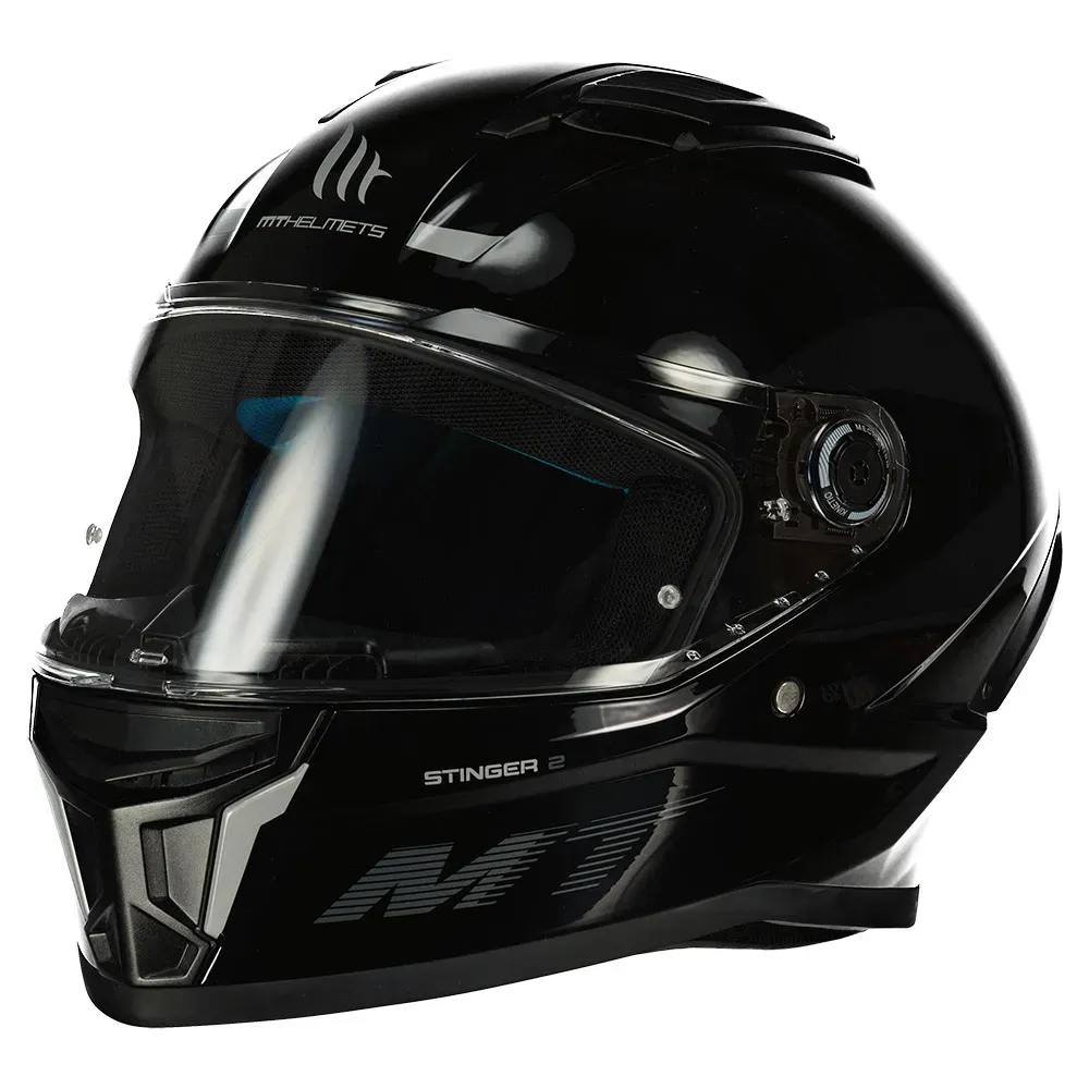 Casco MT Stinger Negro Brillo