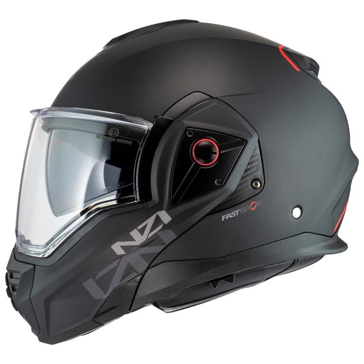 Casco Nzi Modular FASTBACK DUO SOLID NOUVEAU MATT BLACK Casco Nzi Modular FASTBACK DUO SOLID NOUVEAU MATT BLACK