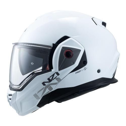 Casco Nzi Modular FASTBACK DUO SOLID NOUVEAU WHITE Casco Nzi Modular FASTBACK DUO SOLID NOUVEAU WHITE