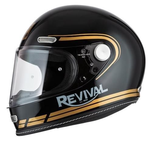 Casco Nzi REVIVAL PROFILO BLACK&GOLD Casco Nzi REVIVAL PROFILO BLACK&GOLD