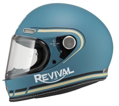 Casco Nzi REVIVAL PROFILO SKYBLUE&BLACK MATT Casco Nzi REVIVAL PROFILO SKYBLUE&BLACK MATT