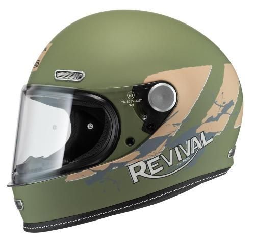 Casco Nzi REVIVAL FOOTPRINT GREEN&GREY MATT Casco Nzi REVIVAL FOOTPRINT GREEN&GREY MATT